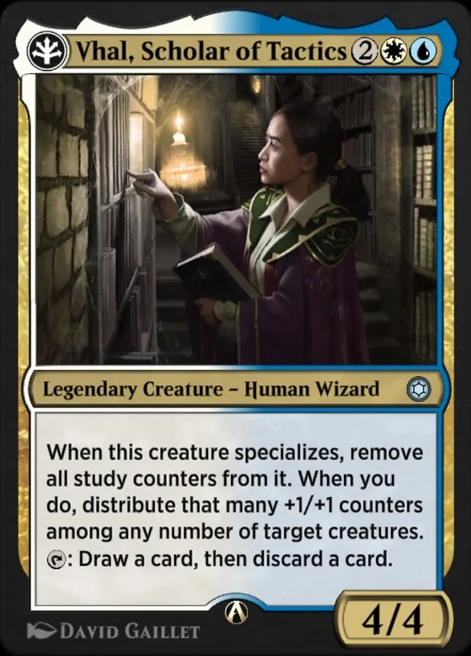 Vhal, Scholar of Tactics Front Face