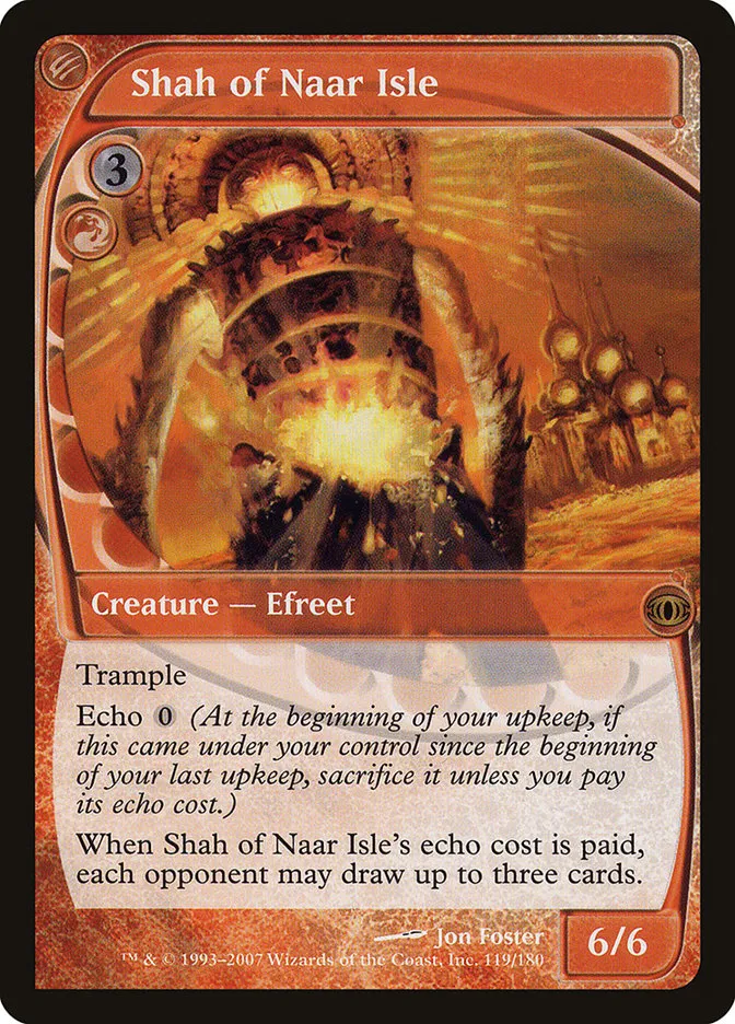 Shah of Naar Isle Front Face