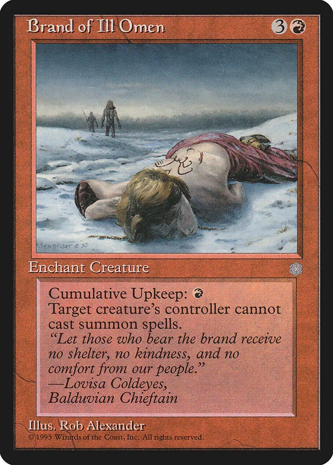 Brand of Ill Omen Front Face