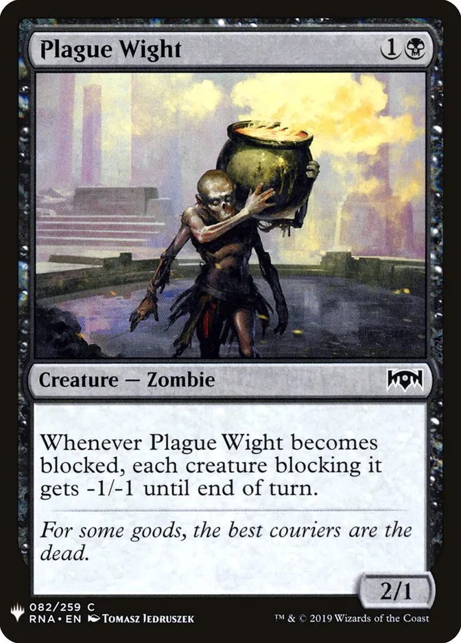 Plague Wight Front Face