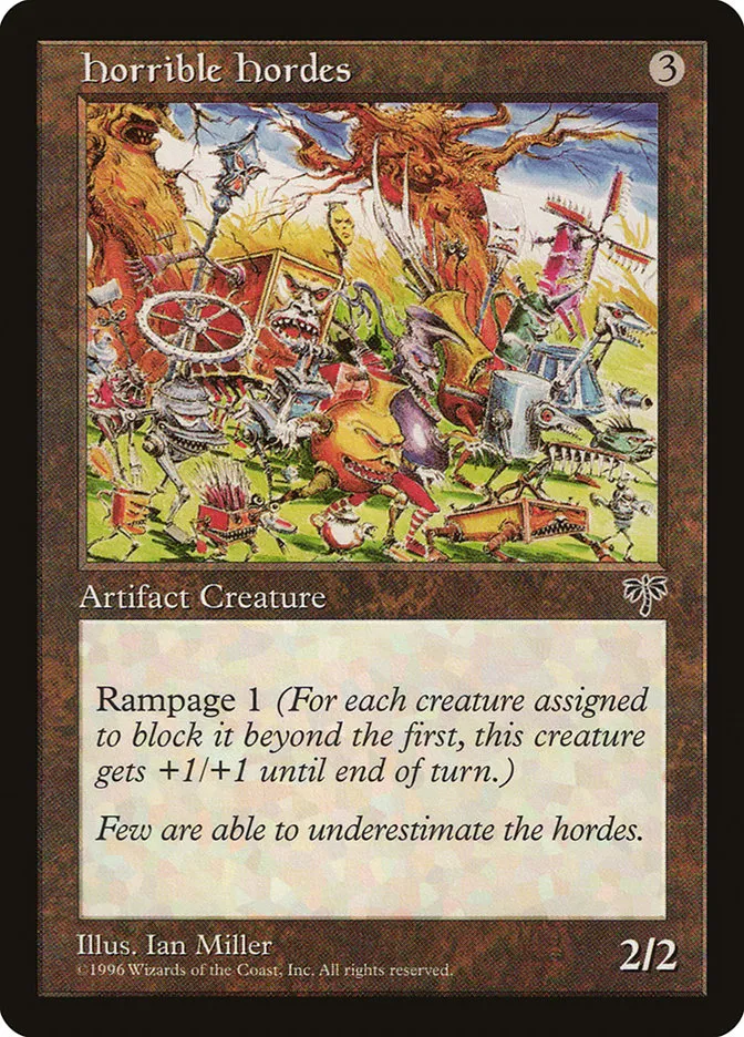 Horrible Hordes Front Face
