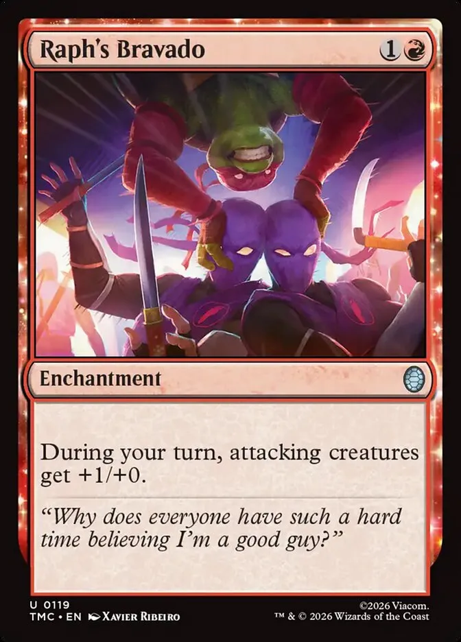 Raph's Bravado Front Face
