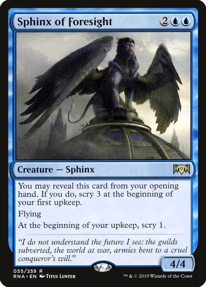 Sphinx of Foresight Front Face