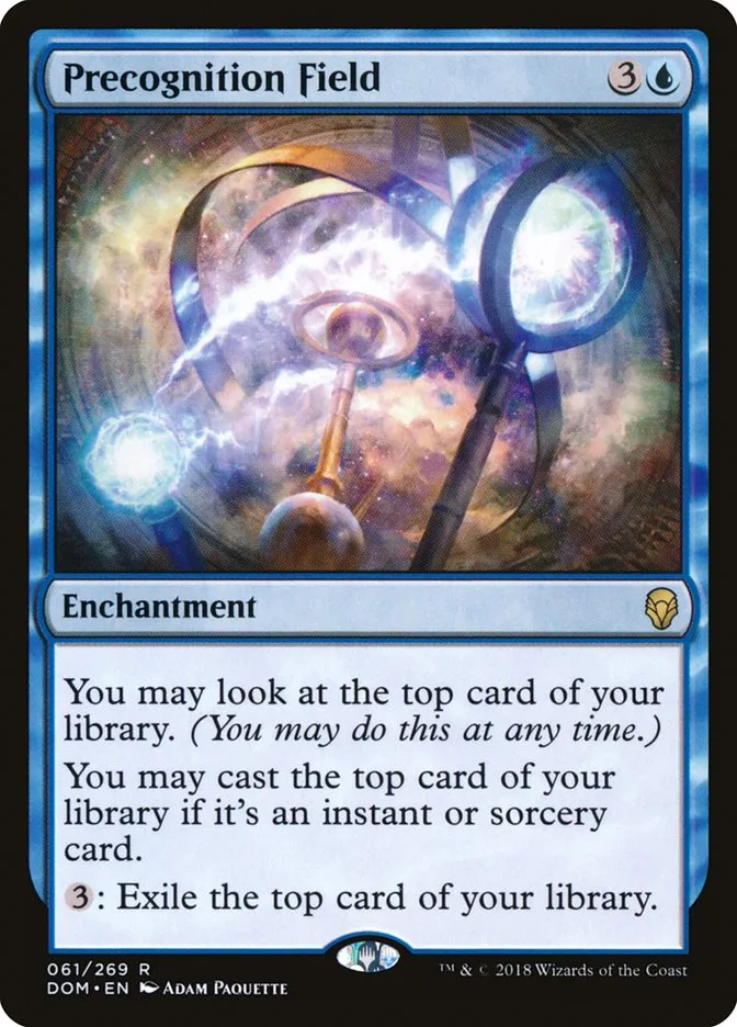Precognition Field Front Face
