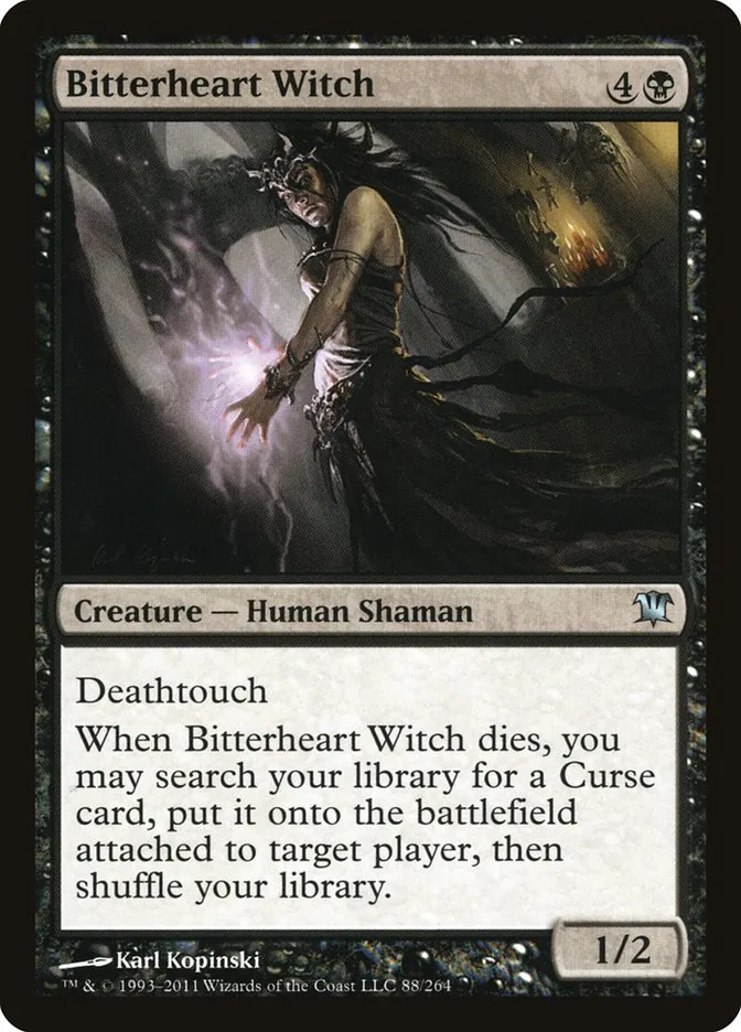 Bitterheart Witch Front Face