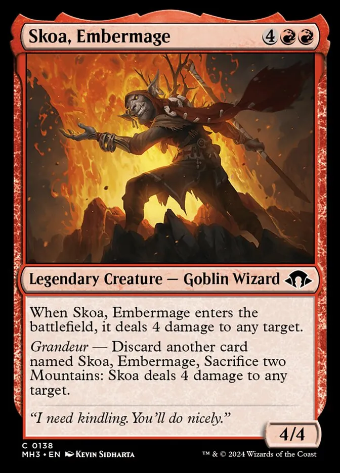 Skoa, Embermage Front Face