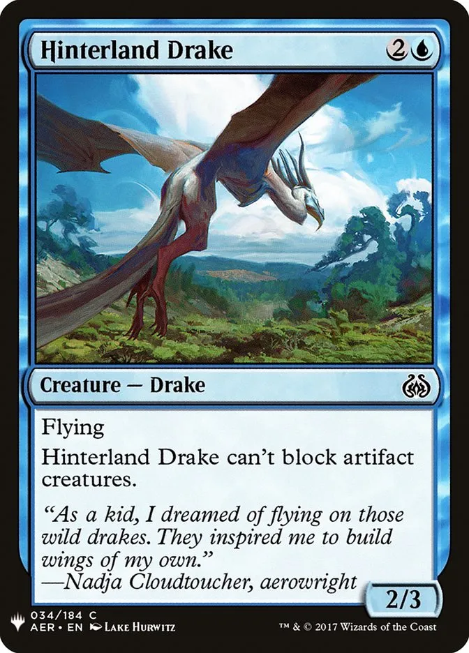 Hinterland Drake Front Face