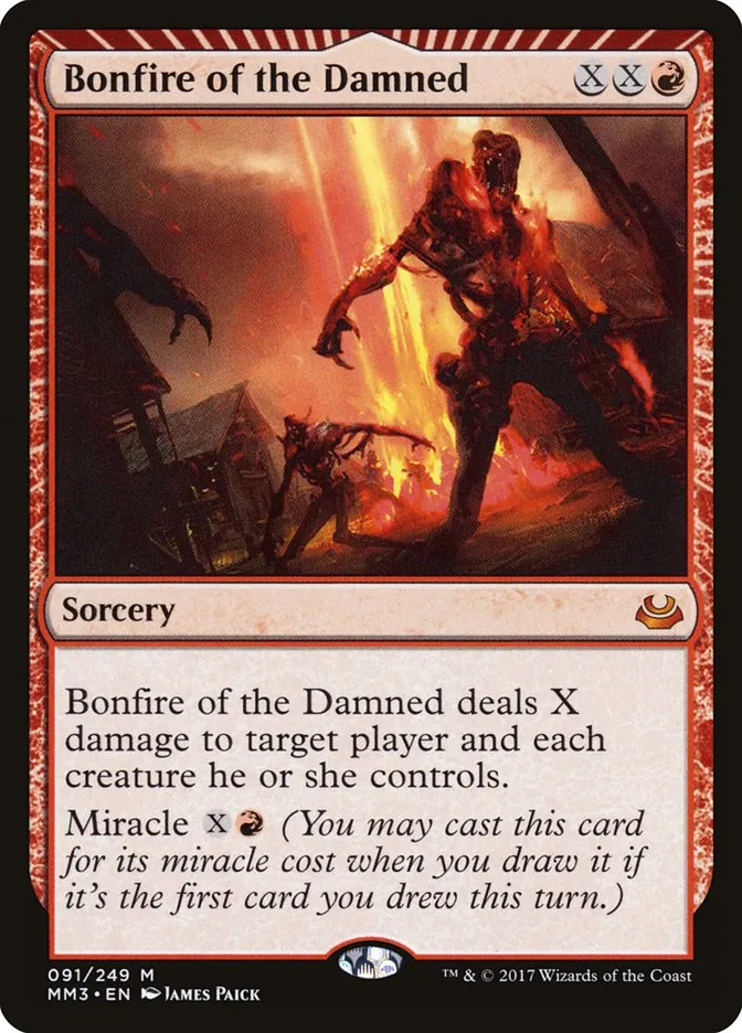 Bonfire of the Damned Front Face