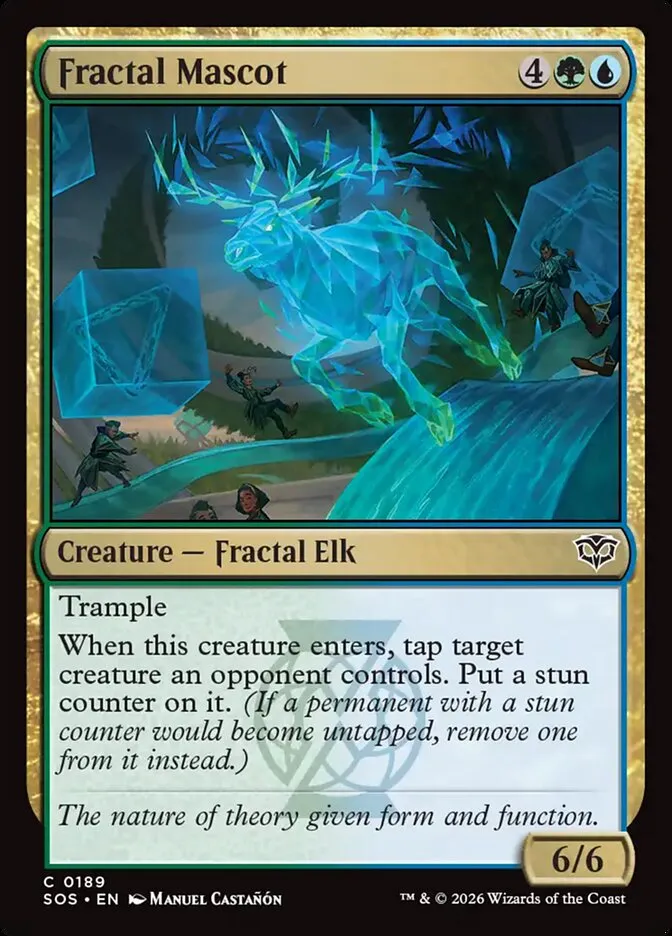 Fractal Mascot Front Face