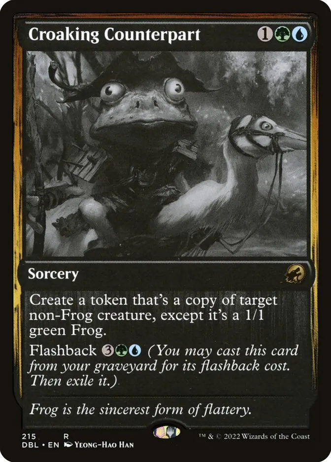 Croaking Counterpart Front Face