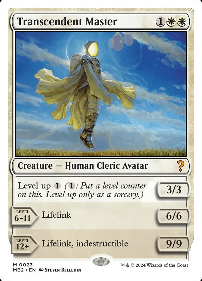 Transcendent Master Front Face