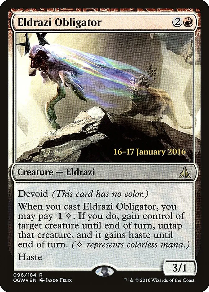 Eldrazi Obligator Front Face