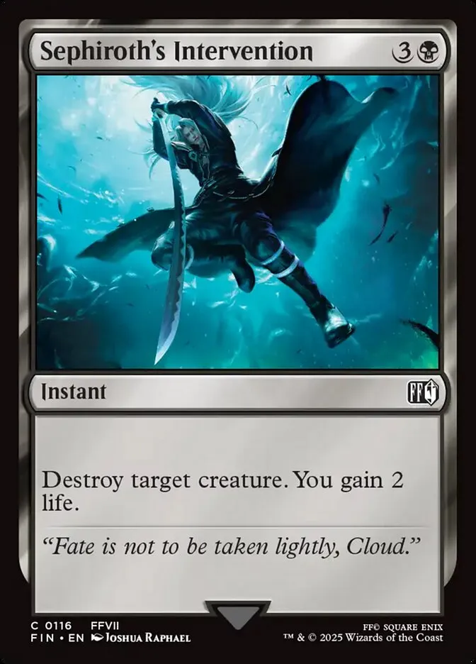 Sephiroth's Intervention Front Face