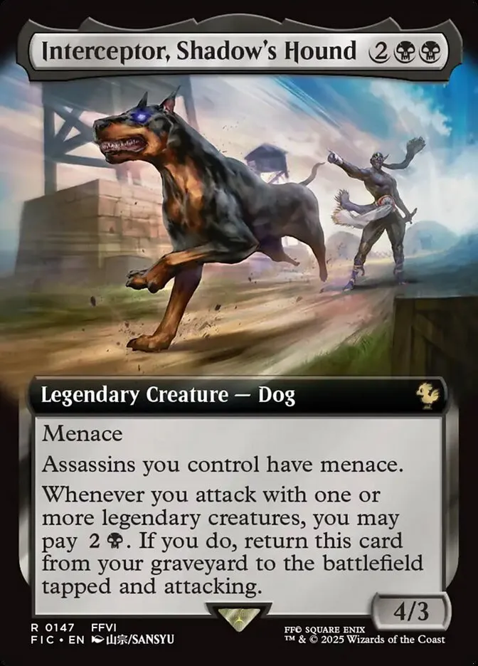 Interceptor, Shadow's Hound Front Face