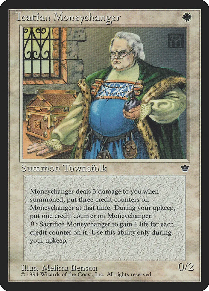 Icatian Moneychanger Front Face