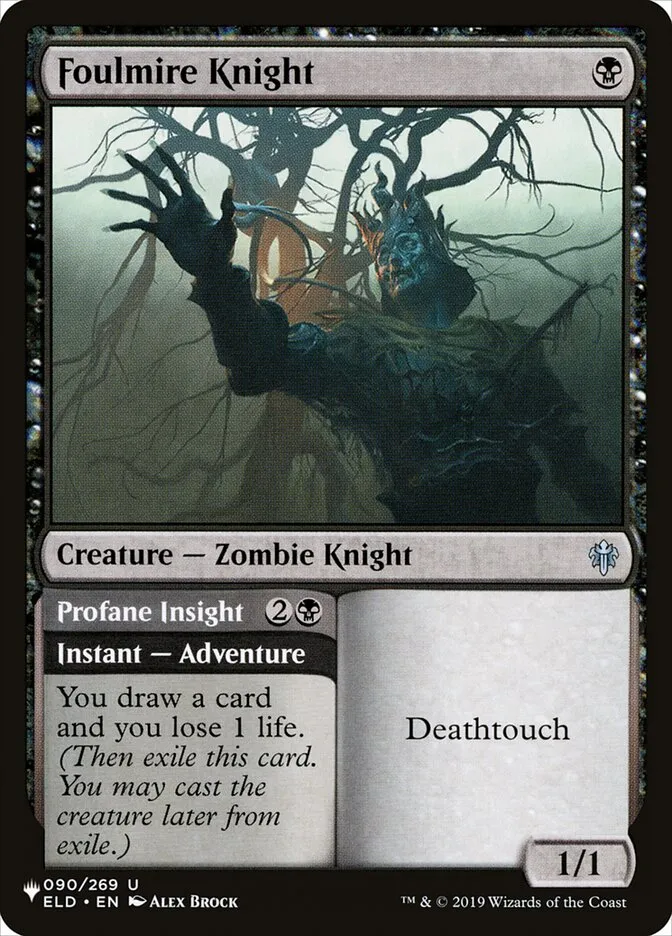 Foulmire Knight // Profane Insight Front Face