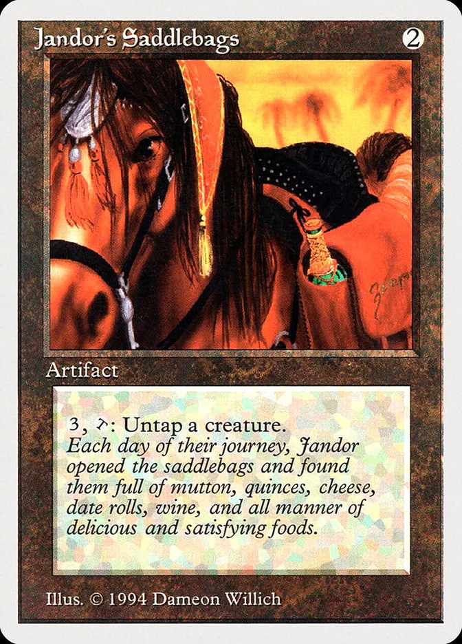 Jandor's Saddlebags Front Face