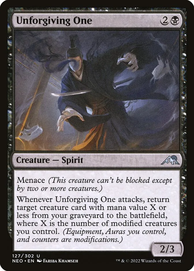 Unforgiving One Front Face