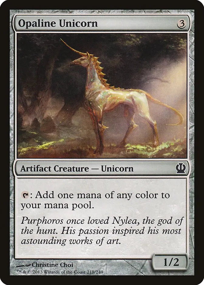 Opaline Unicorn Front Face