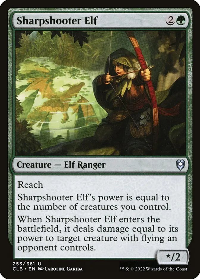 Sharpshooter Elf Front Face