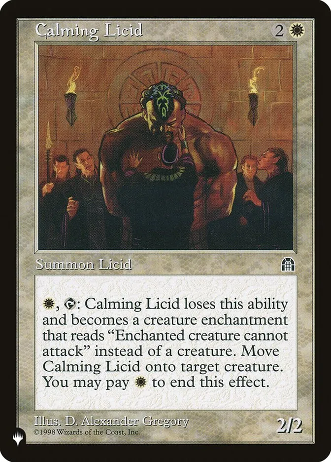 Calming Licid Front Face