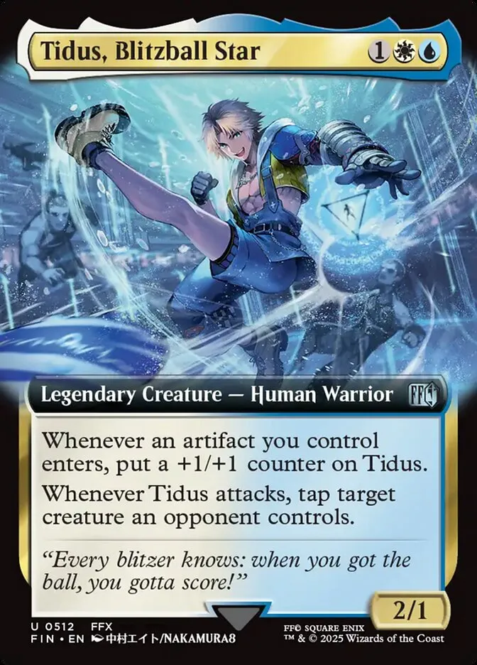 Tidus, Blitzball Star Front Face