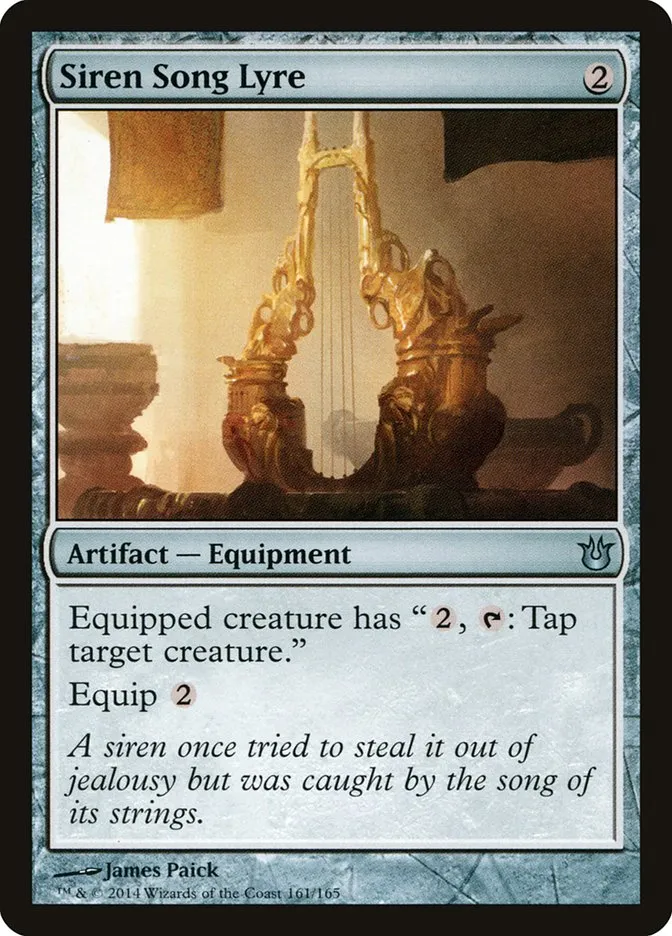 Siren Song Lyre Front Face