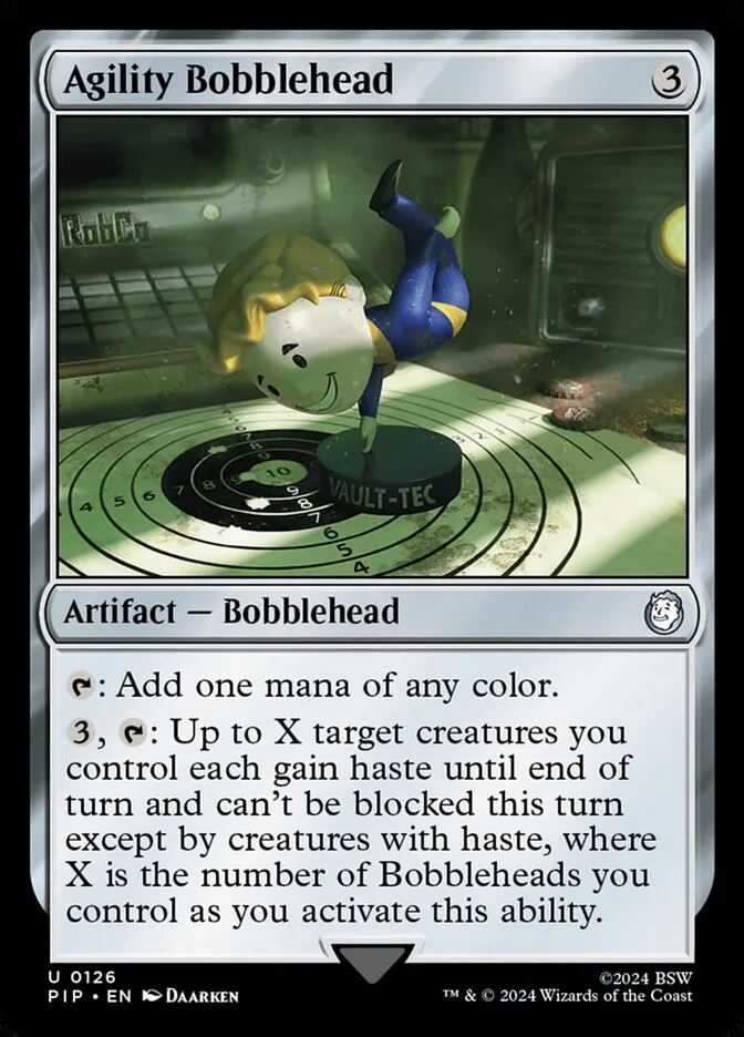 Agility Bobblehead Front Face