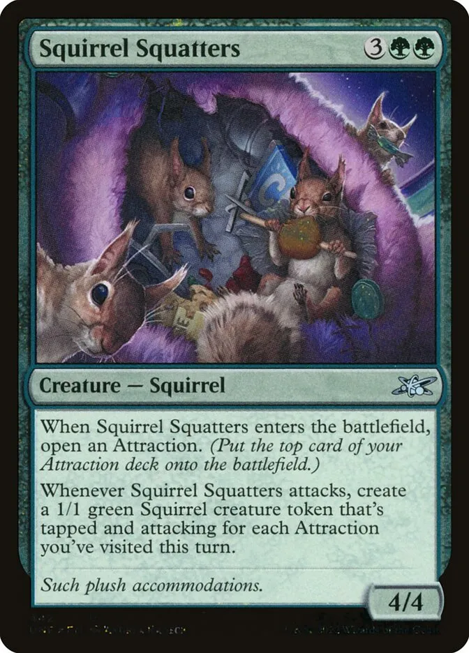Squirrel Squatters Front Face