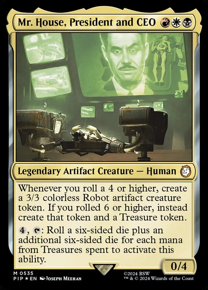 Mr. House, President and CEO Front Face
