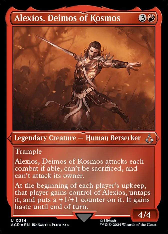 Alexios, Deimos of Kosmos Front Face