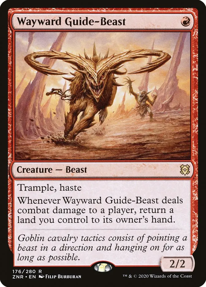 Wayward Guide-Beast Front Face