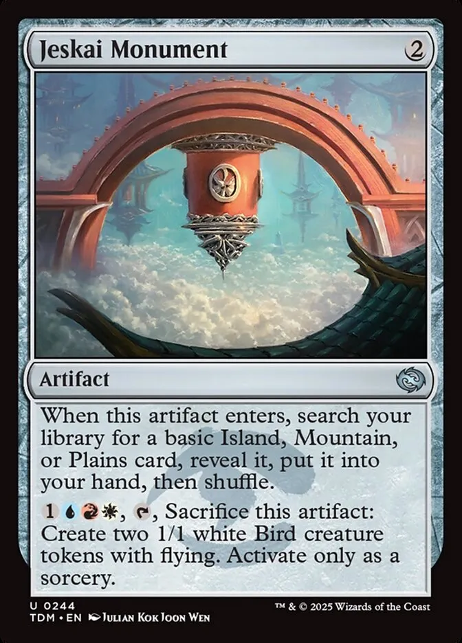 Jeskai Monument Front Face