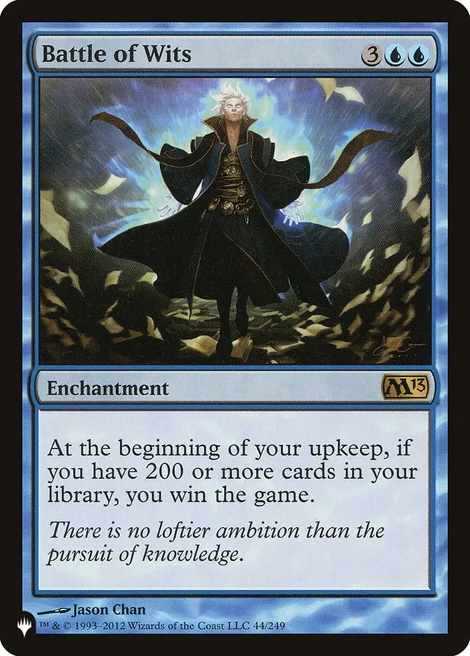 Battle of Wits Front Face