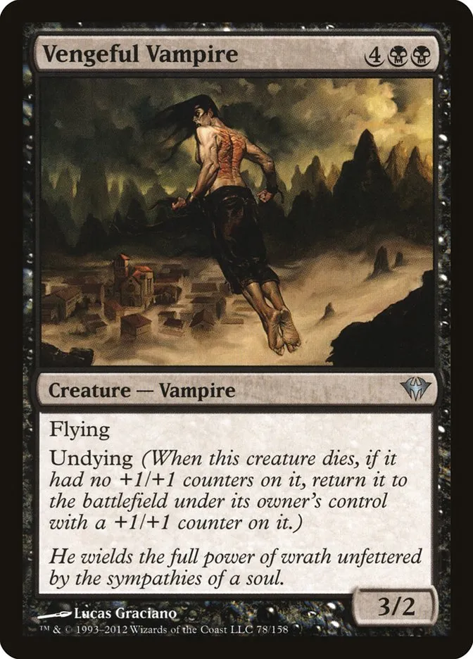 Vengeful Vampire Front Face