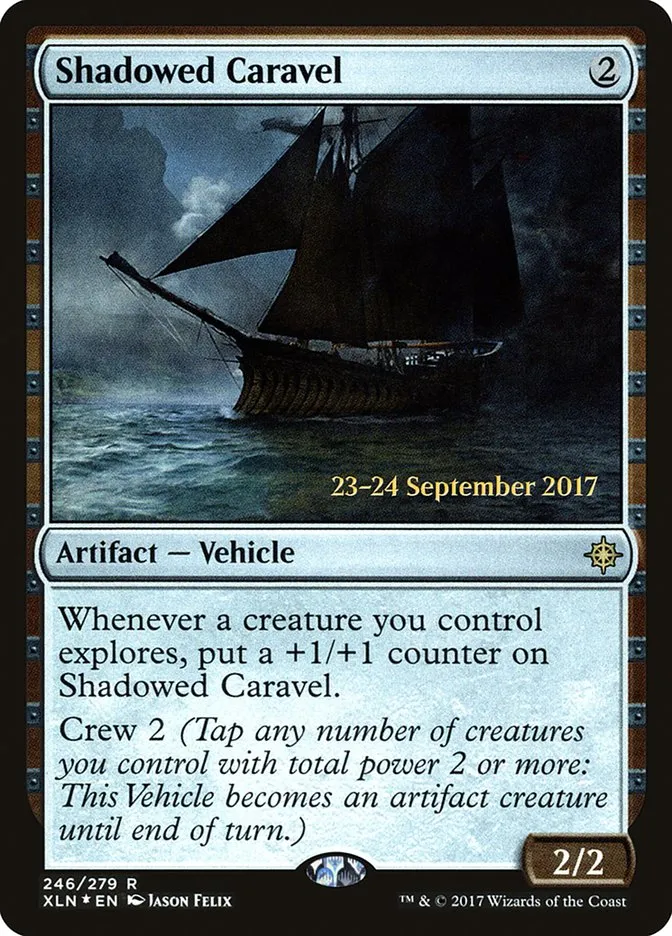 Shadowed Caravel Front Face