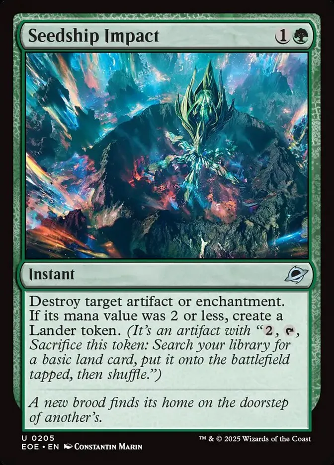 Seedship Impact Front Face