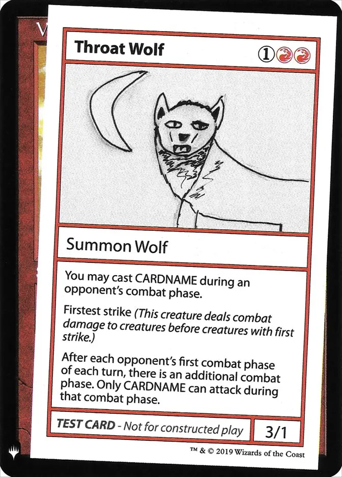Throat Wolf Front Face