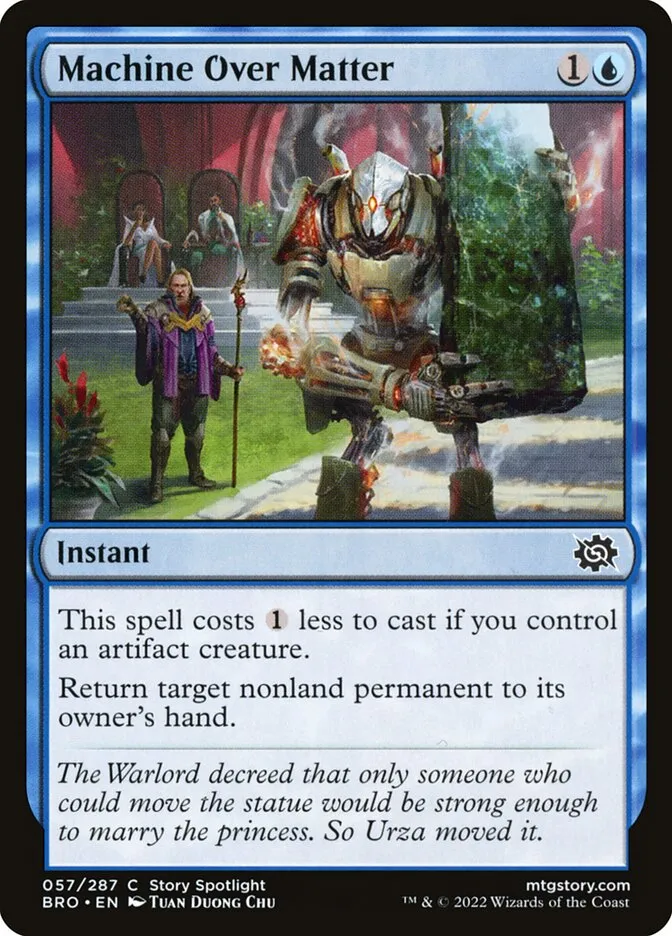 Machine Over Matter Front Face