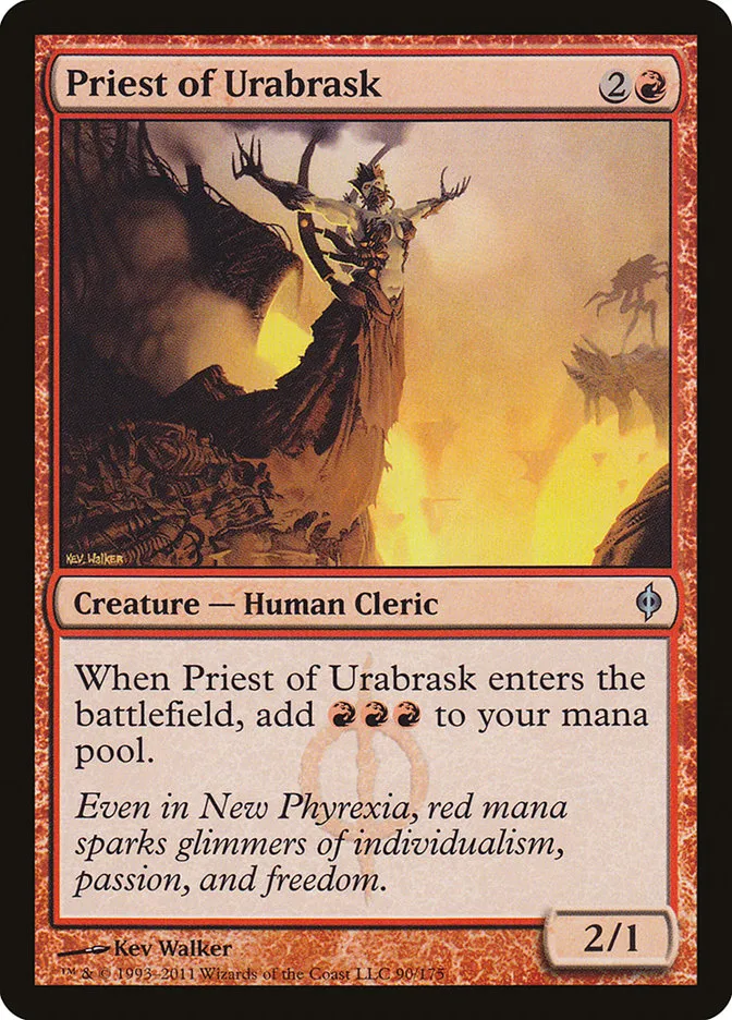 Priest of Urabrask Front Face