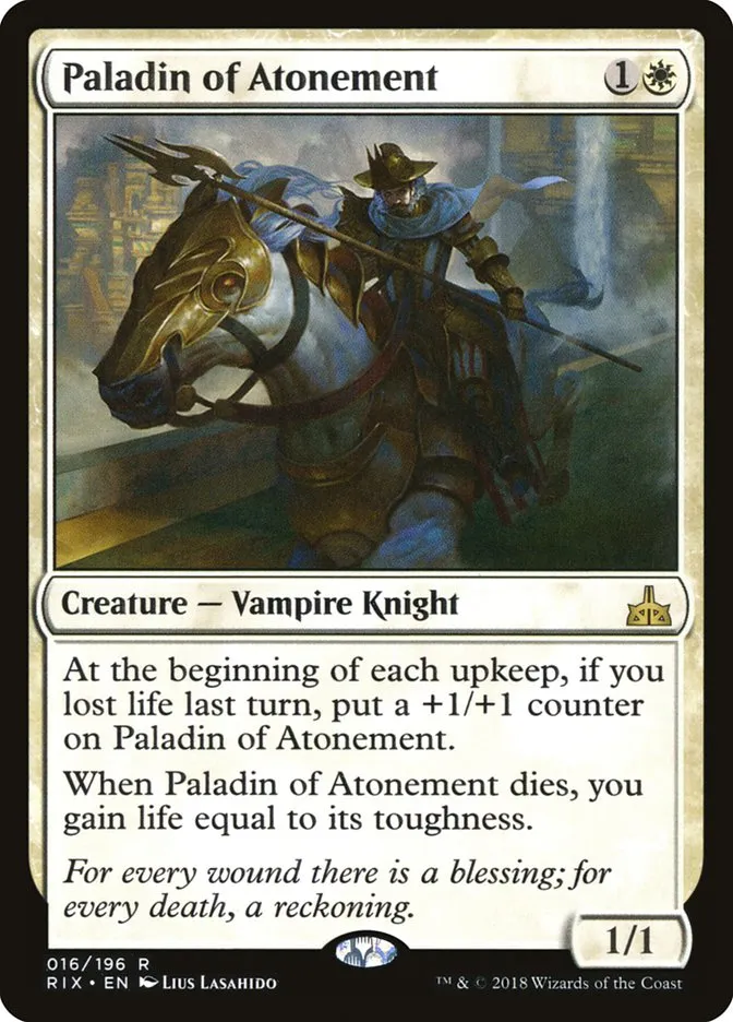 Paladin of Atonement Front Face