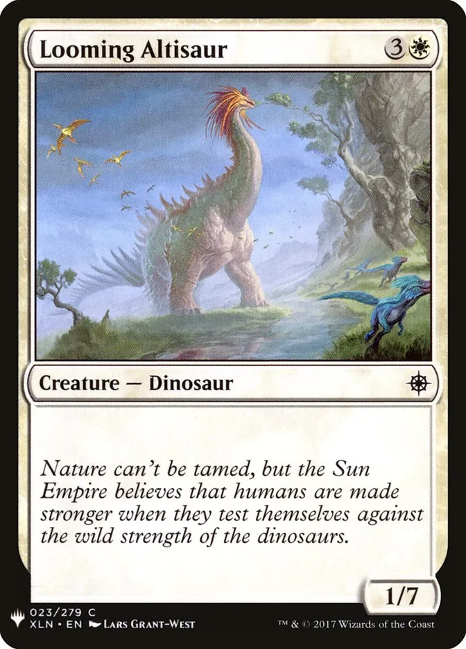 Looming Altisaur Front Face