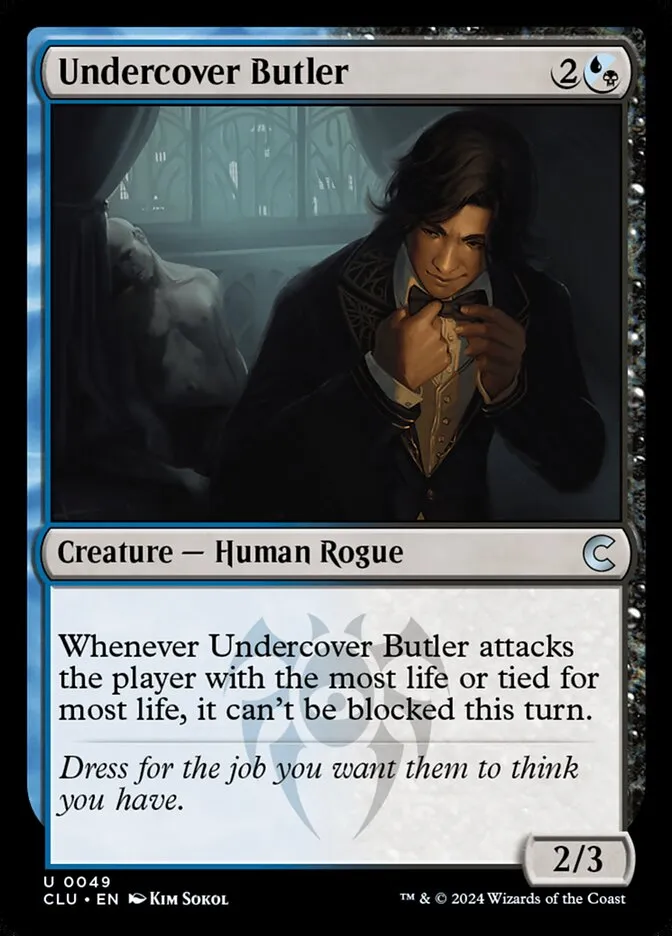 Undercover Butler Front Face