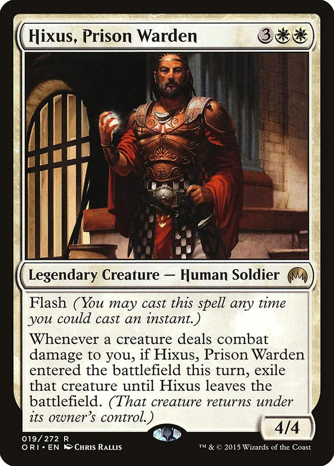 Hixus, Prison Warden Front Face