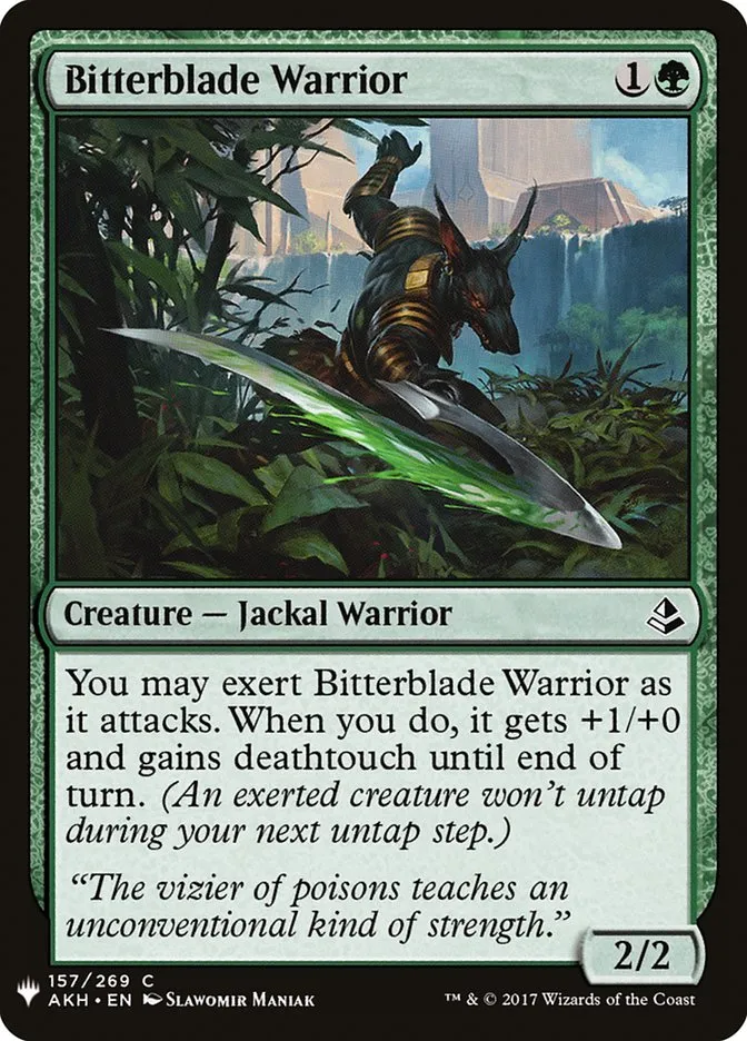 Bitterblade Warrior Front Face