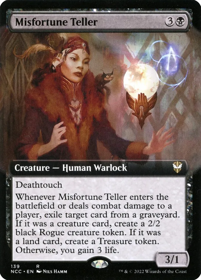 Misfortune Teller Front Face