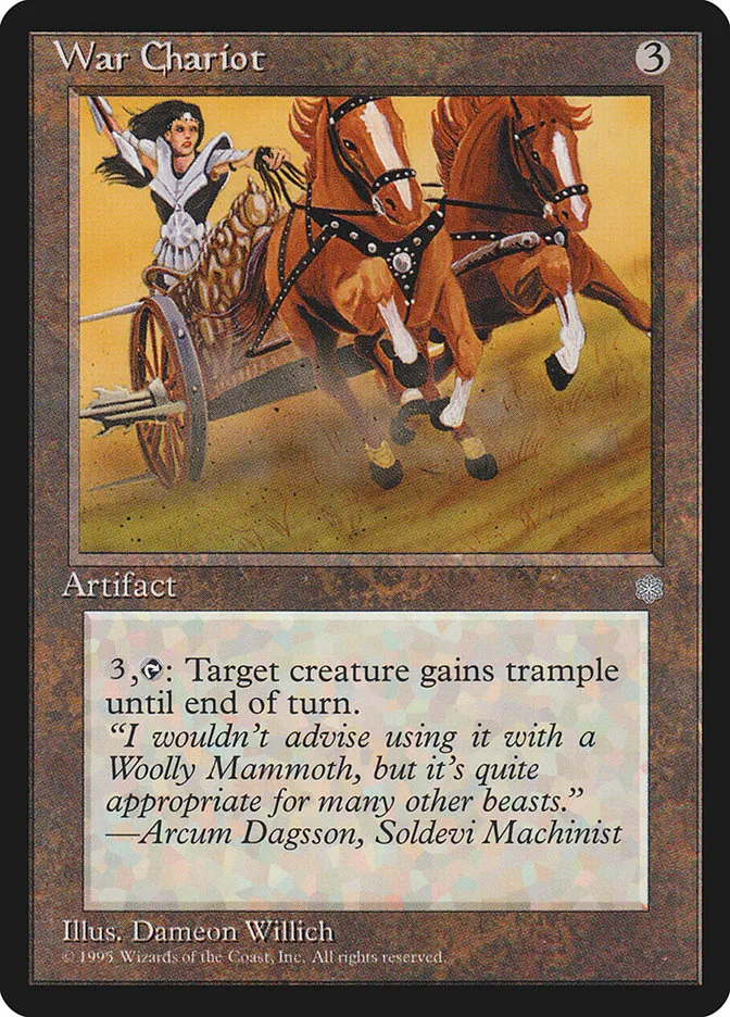 War Chariot Front Face