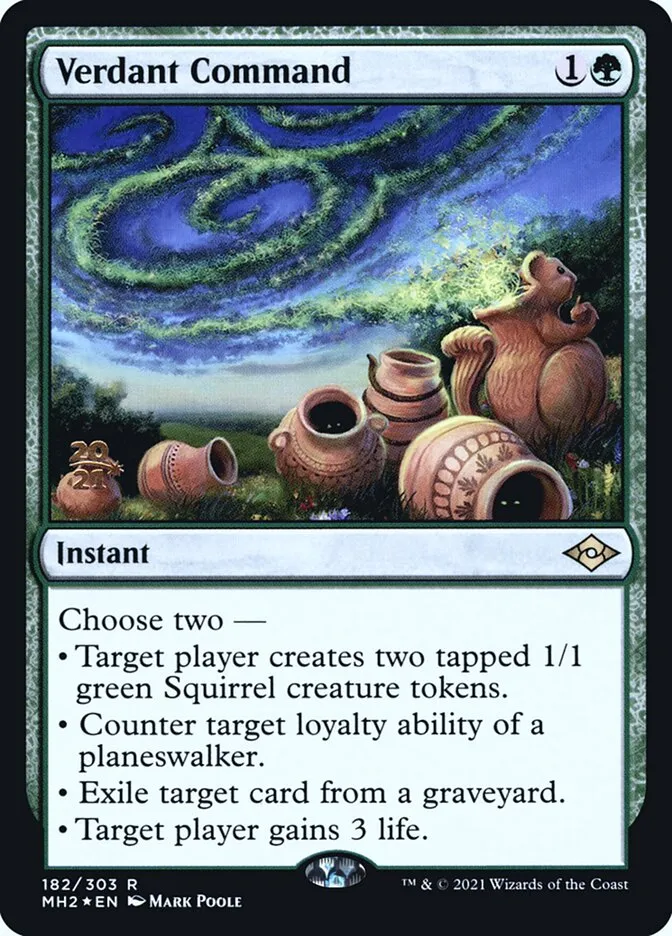 Verdant Command Front Face