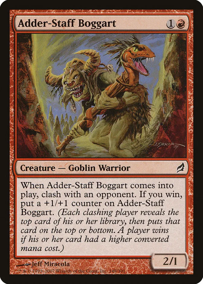 Adder-Staff Boggart Front Face