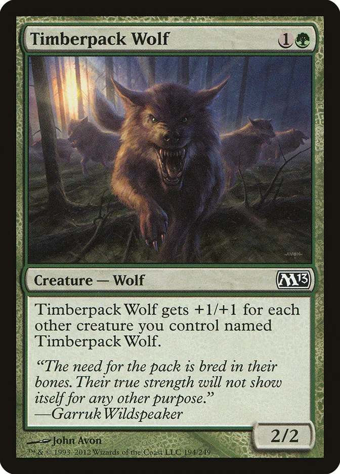 Timberpack Wolf Front Face